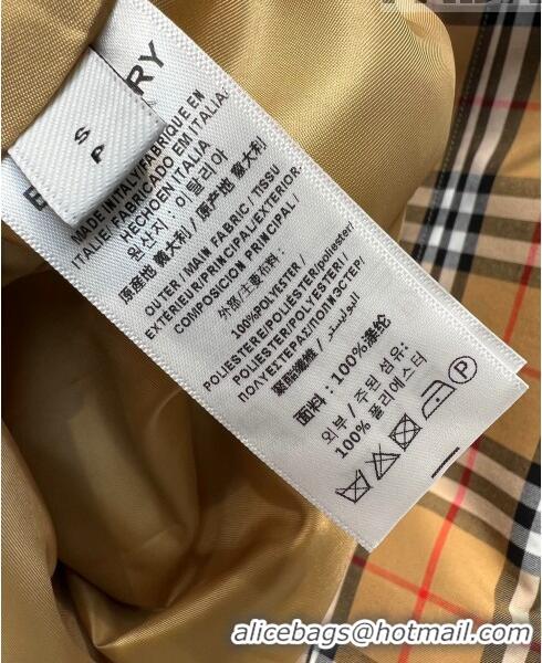 Top Quality Burberry Check Trench Coat B9205 2023