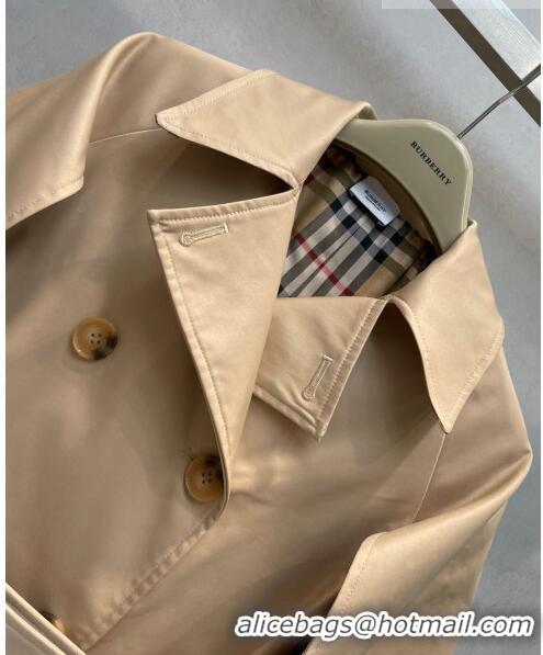 ​Super Quality Burberry Cloak Trench Coat B9204 Khaki 2023