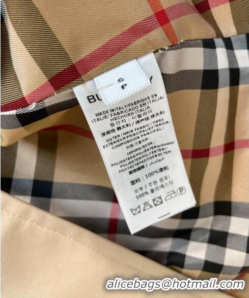 ​Super Quality Burberry Cloak Trench Coat B9204 Khaki 2023