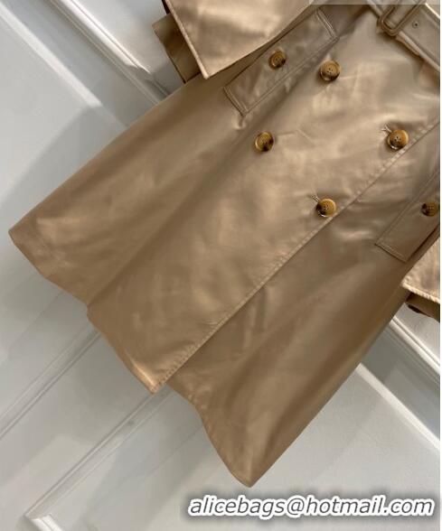 ​Super Quality Burberry Cloak Trench Coat B9204 Khaki 2023