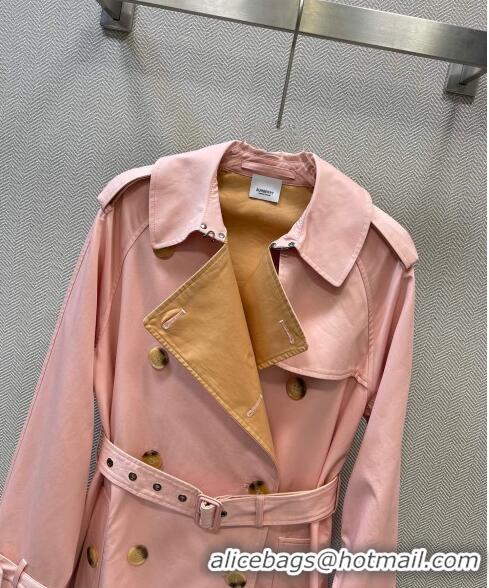 Trendy Design Burberry Trench Coat B9202 Pink 2023