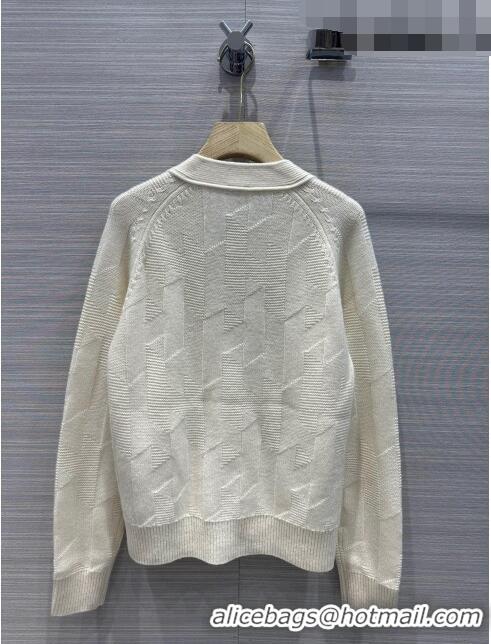 ​Cheapest Grade Hermes Cashmere & Wool Cardigan H7602 Beige 2023