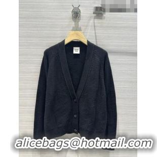 ​Most Popular Hermes Cashmere & Wool Cardigan H7604 Black 2023