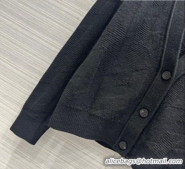 ​Most Popular Hermes Cashmere & Wool Cardigan H7604 Black 2023