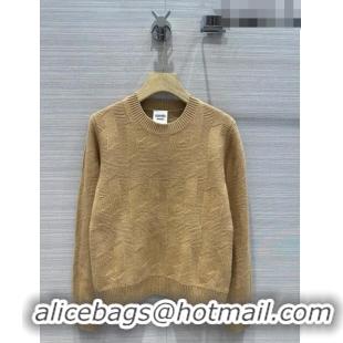 ​Good Product Hermes Cashmere & Wool sweater H7606 Brown 2023