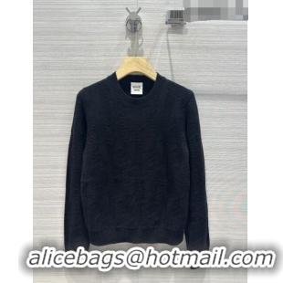 ​Low Cost Hermes Cashmere & Wool sweater H7607 Black 2023