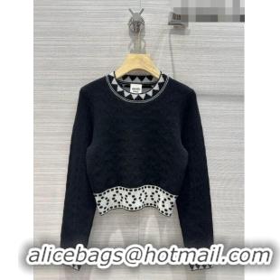 ​Grade Quality Hermes Cashmere Sweater H71217 Black 2023