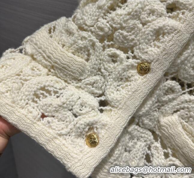 ​Buy Discount Celine Knit Cardigan C7520 White 2023