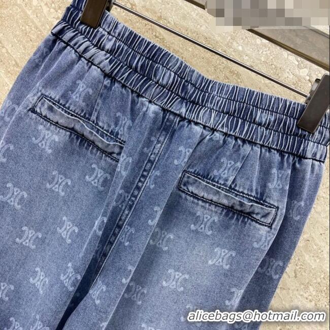 Best Price Discount Celine Denim Jeans C7702 Blue 2023