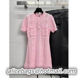 ​Grade Quality Celine Knit Dress C71203 Pink 2023