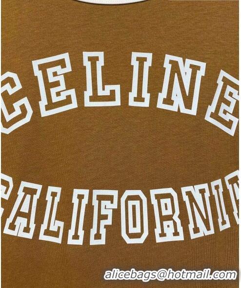 ​Low Price Celine T-shirt C71706 Brown 2023