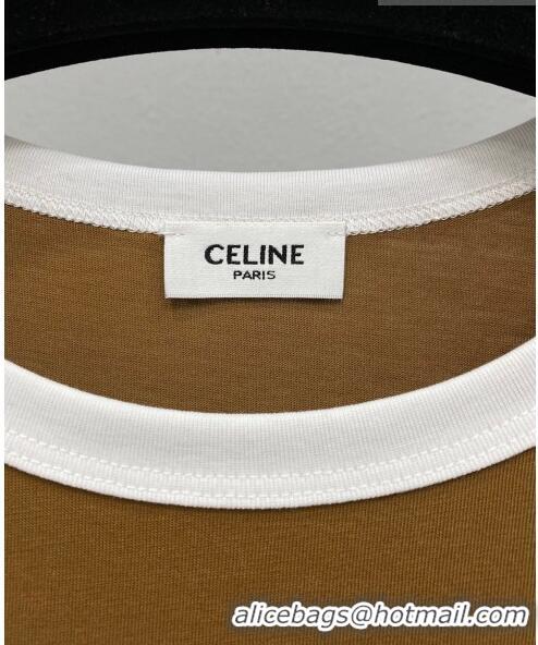 ​Low Price Celine T-shirt C71706 Brown 2023