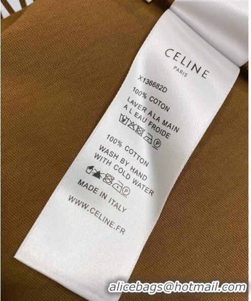 ​Low Price Celine T-shirt C71706 Brown 2023