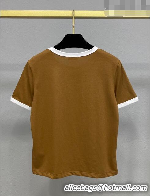 ​Low Price Celine T-shirt C71706 Brown 2023