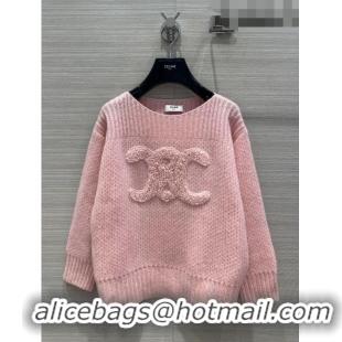 ​Grade Quality Celine Cashmere Sweater C91525 Pink 2023