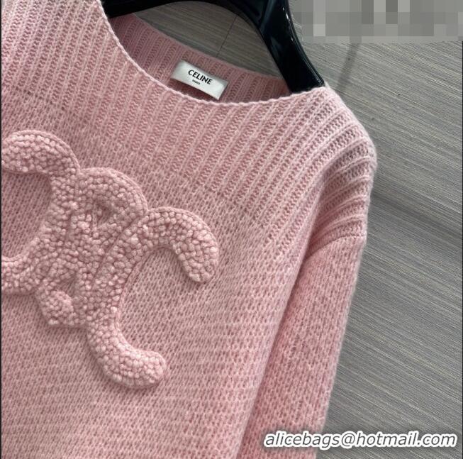 ​Grade Quality Celine Cashmere Sweater C91525 Pink 2023