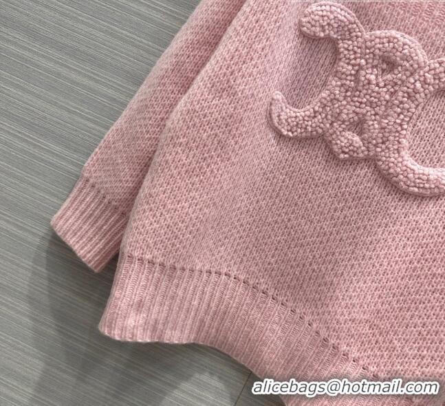 ​Grade Quality Celine Cashmere Sweater C91525 Pink 2023