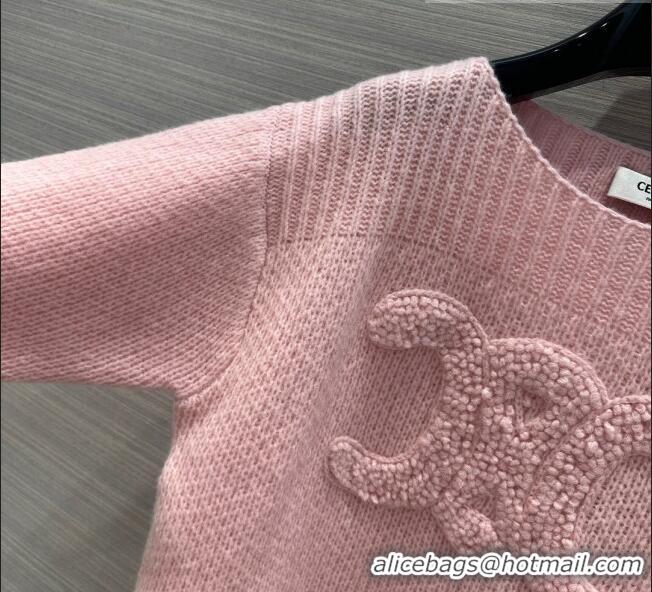 ​Grade Quality Celine Cashmere Sweater C91525 Pink 2023