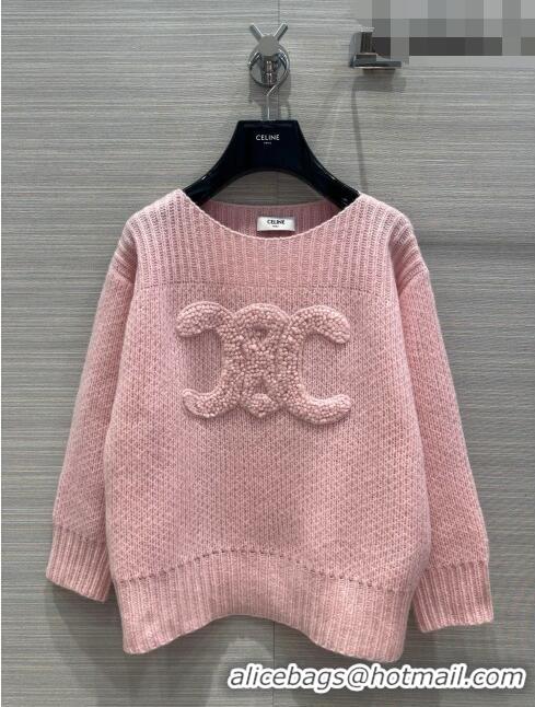 ​Grade Quality Celine Cashmere Sweater C91525 Pink 2023