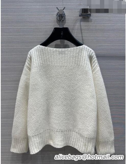 Low Cost Celine Cashmere Sweater C91526 White 2023