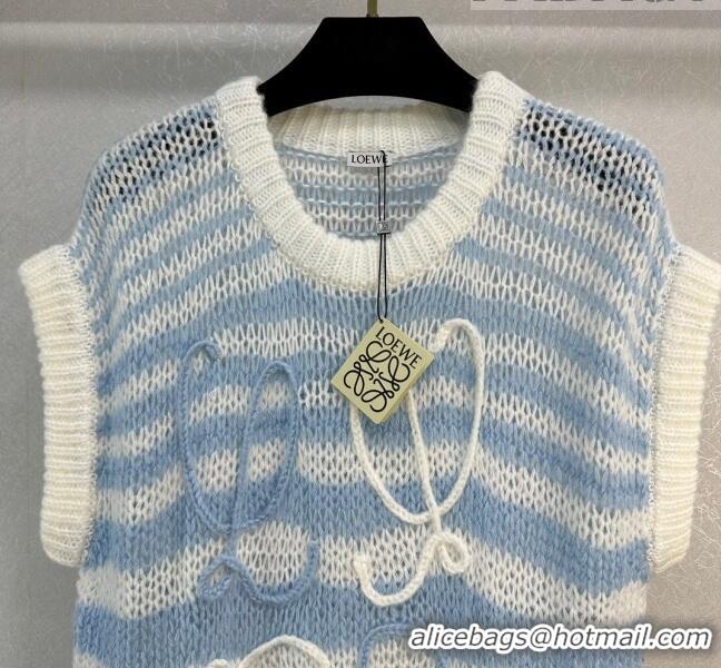 ​Grade Quality Loewe Knit Vest L71106 Blue 2023