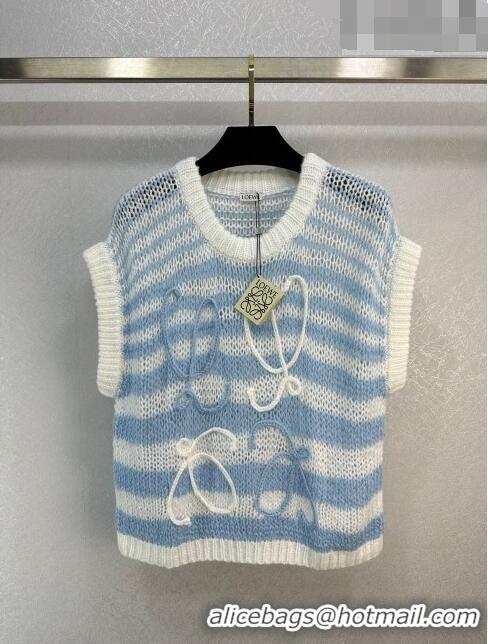 ​Grade Quality Loewe Knit Vest L71106 Blue 2023