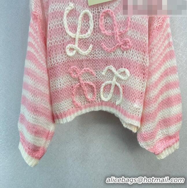 ​Luxury Discount Loewe Sweater L71226 Pink 2023