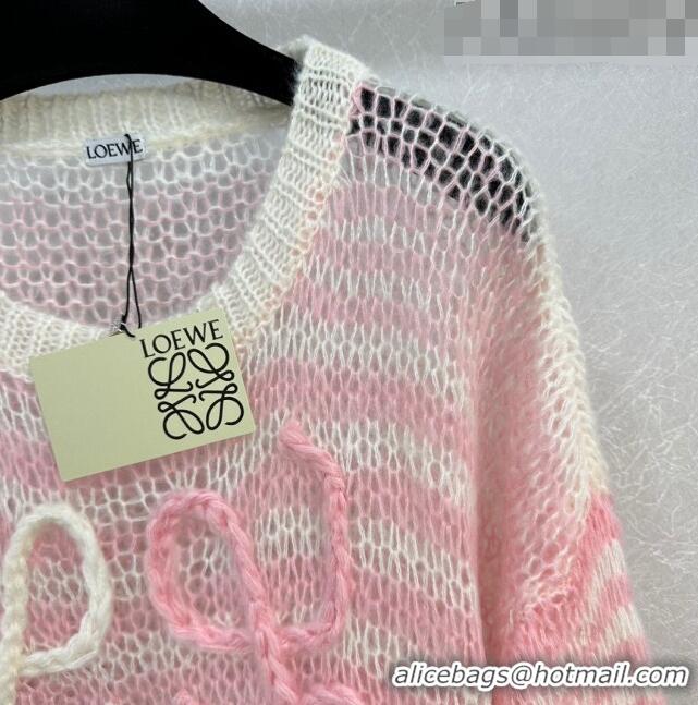 ​Luxury Discount Loewe Sweater L71226 Pink 2023