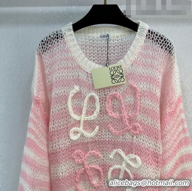 ​Luxury Discount Loewe Sweater L71226 Pink 2023