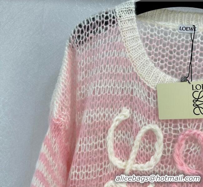 ​Luxury Discount Loewe Sweater L71226 Pink 2023