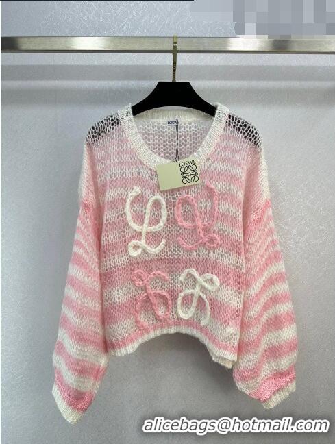 ​Luxury Discount Loewe Sweater L71226 Pink 2023