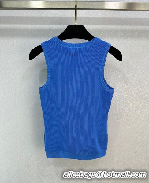 ​Fashion Discount Loewe Knit Vest L71303 Blue 2023