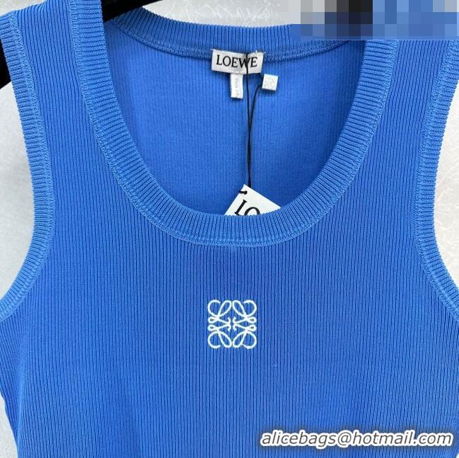 ​Fashion Discount Loewe Knit Vest L71303 Blue 2023