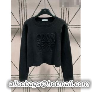 ​Good Quality Loewe Knit Sweater L8511 Black 2023