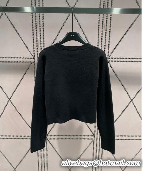 ​Good Quality Loewe Knit Sweater L8511 Black 2023