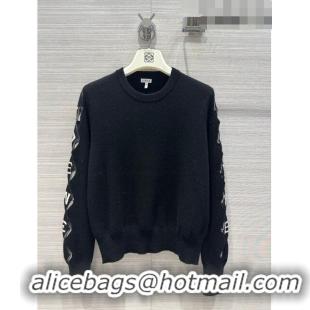 ​Well Crafted Loewe Cashmere Sweater L81605 Black 2023