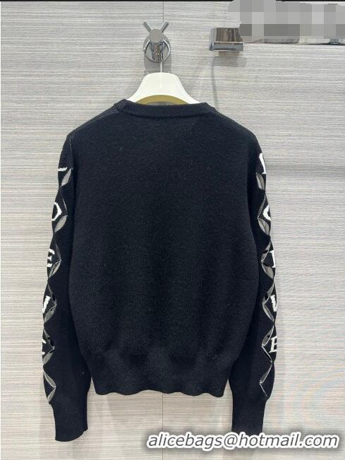 ​Well Crafted Loewe Cashmere Sweater L81605 Black 2023