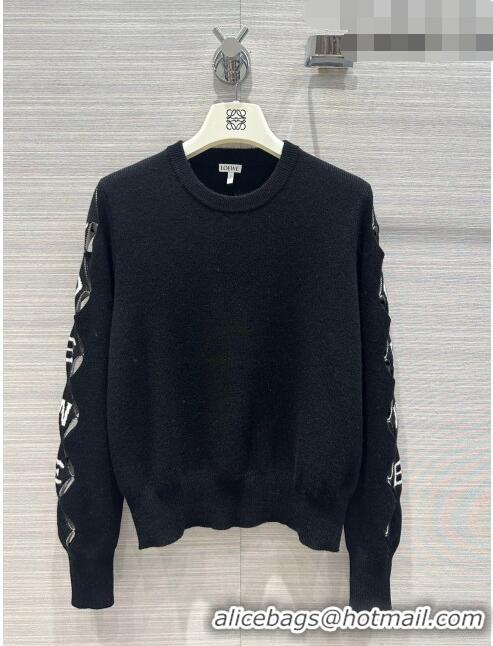 ​Well Crafted Loewe Cashmere Sweater L81605 Black 2023