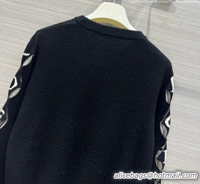 ​Well Crafted Loewe Cashmere Sweater L81605 Black 2023