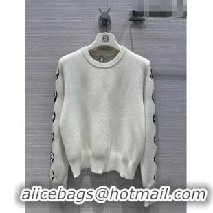 ​Super Quality Loewe Cashmere Sweater L81604 White 2023