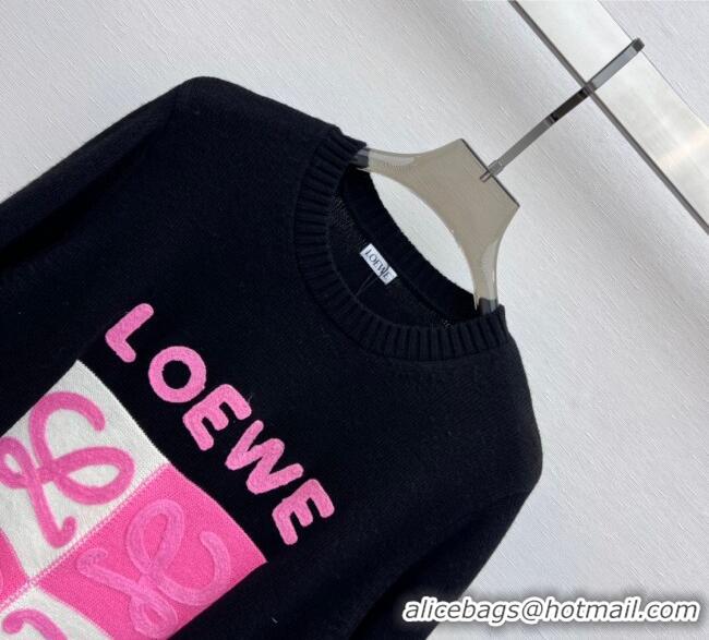 ​Unique Discount Loewe Cashmere & Wool Sweater L82429 Black 2023