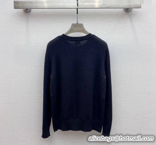 ​Unique Discount Loewe Cashmere & Wool Sweater L82429 Black 2023