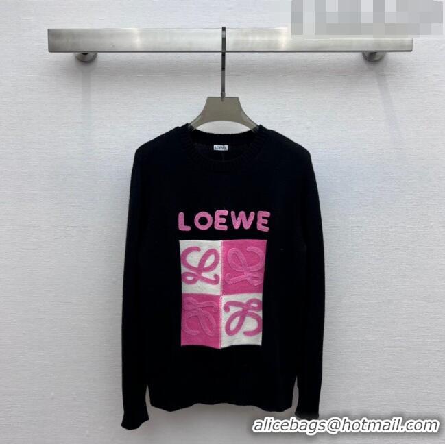 ​Unique Discount Loewe Cashmere & Wool Sweater L82429 Black 2023