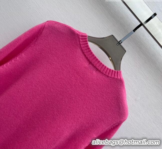 ​Shop Discount Loewe Cashmere & Wool Sweater L82427 Pink 2023