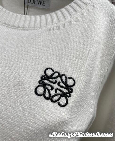 ﻿Traditional Specials Loewe Knit Sweater L82505 White 2023