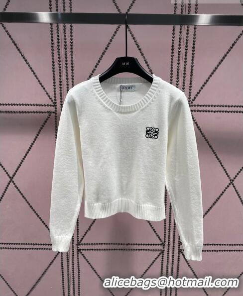 ﻿Traditional Specials Loewe Knit Sweater L82505 White 2023