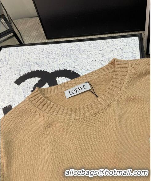 Top Quality Loewe Knit Sweater L82504 Coffee 2023