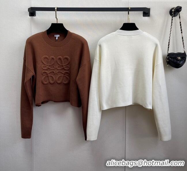 ​Top Quality Loewe Wool Sweater L82502 Brown 2023