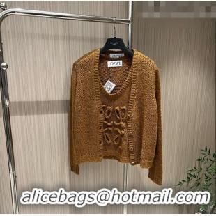 ​Trendy Design Loewe Knit Vest L91527 Brown 2023