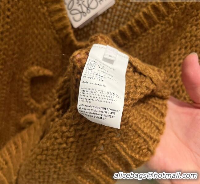 ​Trendy Design Loewe Knit Vest L91527 Brown 2023